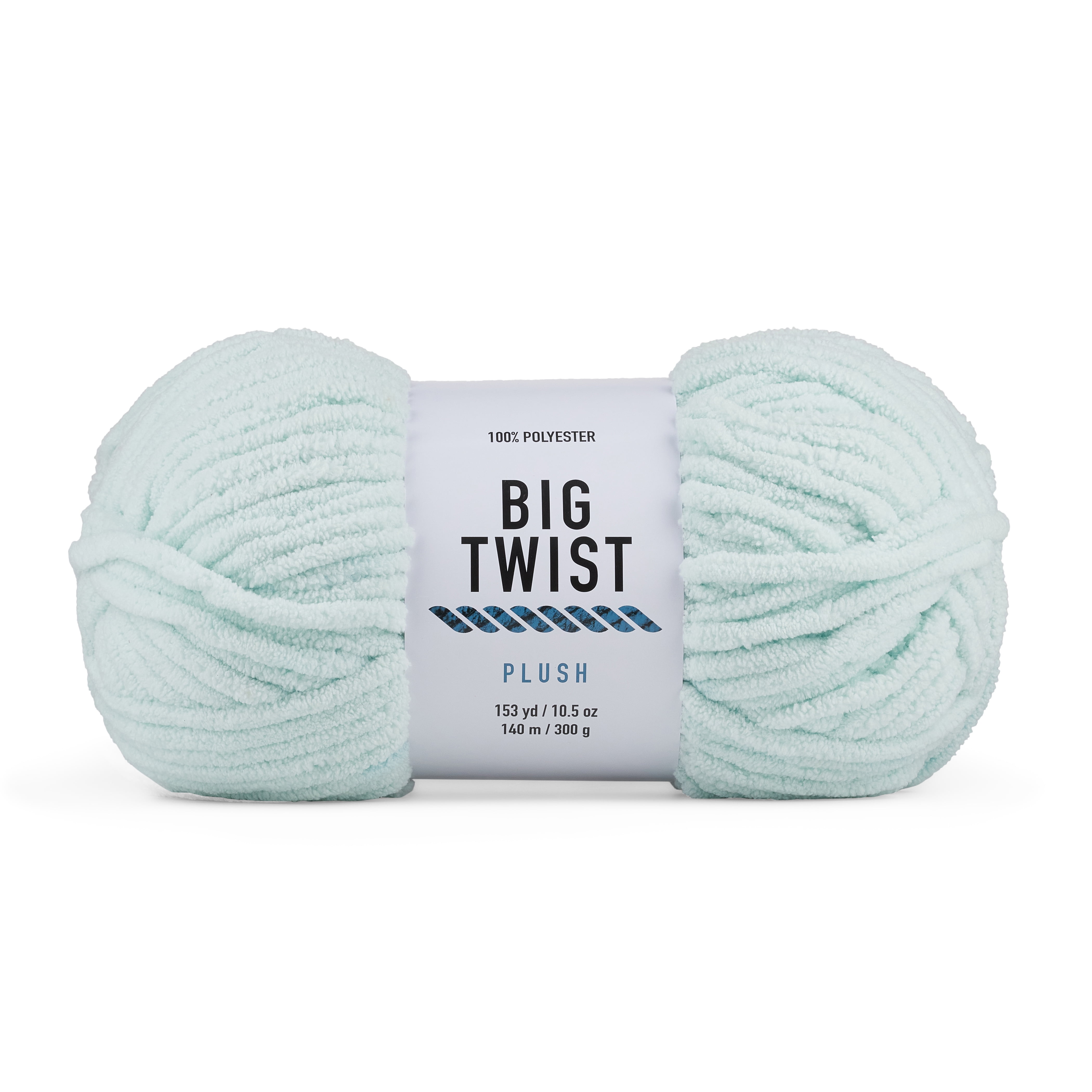 Big Twist Plush 4 Pack Super Bulky Polyester Yarn, Electric Pink, 153 yd, 10.5 oz