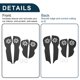 thumbnail image 5 of Pegatina antichoque de cuero para puertas de automóvil Unique Bargains para Hyundai Tucson 2006-2013, protector de borde lateral de puerta, accesorios interiores, negro, 4 juegos, 5 of 6