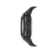 George Mens Digital Watch: Black Case, Positive Display, Plastic Band (FMDOGE012)
