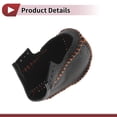 thumbnail image 4 of Cubierta de pomo de cambio de marcha Unique Bargains para automóvil, protector de mango de cambio para Acura ZDX 2010-2012, cuero sintético negro y marrón, 4 of 6