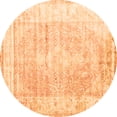 thumbnail image 1 of Ahgly Company Indoor Round Persian Orange Traditional Area Rugs, 5' Round, 1 of 1