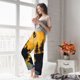 thumbnail image 5 of Balery Sunset River Pine Trees Pantalones de pijama para mujer, pijamas ultraligeros, pantalones de estar por casa-Large, 5 of 6