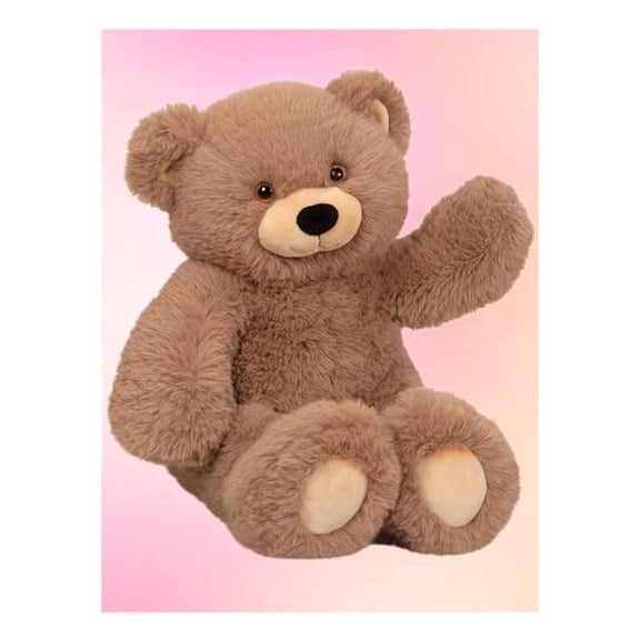 Pink Teddy Bear Birthday Edible Icing Image Cake Topper, by Tnct.