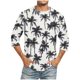 thumbnail image 1 of Tops para hombre, blusas y camisas de cuello redondo y manga corta para hombre, blusas casuales de moda con cuello redondo y manga corta, blusas para hombre, blusas de poliéster para hombre, 1 of 4