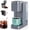 Gray, variant on Single Serve Coffee Maker, Iced and Hot Coffee Machine for K Cup & Grounds, Compact Design, 40oz Removable Water Reservoir, 6 to 24 Oz Brew Sizes, Fits 7.3" Travel Mug, Black
