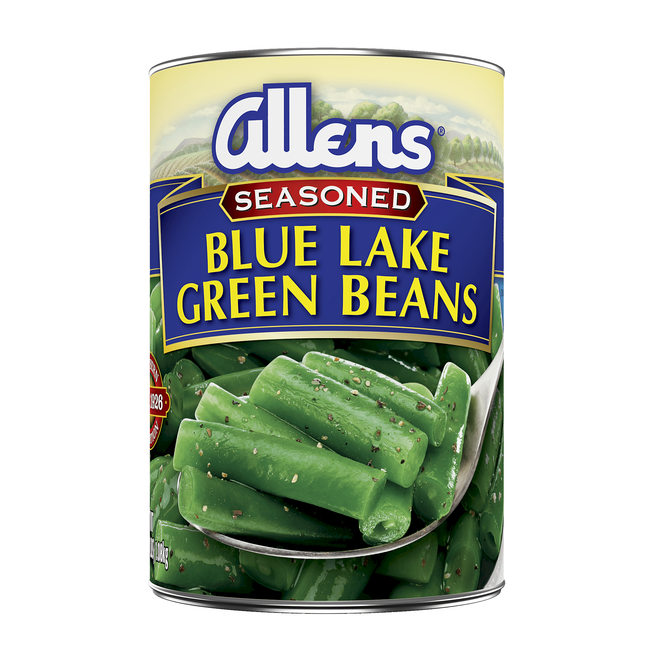 Allen's Blue Lake Seasoned Green Beans, 38 oz., Can