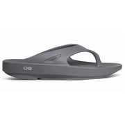 OOFOS Unisex Original Thong Flip Flop Sandal - Slate - M3/W5