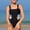 11a toddler swimsuit girl Black, variant on Girls Tankini Swimsuit Girls Swimsuit One Piece Swimsuits Ribbed Kids Bathing Suit for Girls Color Block Ruched Adjustable Strap Pad Swimwear