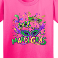 thumbnail image 4 of Inktastic Mardi Gras Masks and Beads Youth T-Shirt, 4 of 5