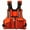 Black/Red/Yellow/Orange, variant on Adult Fishing Life Jacket Kayak Life Vest Sailing Swimming Buoyancy Aid Waistcoat with Multi-Pockets and Reflective Stripe