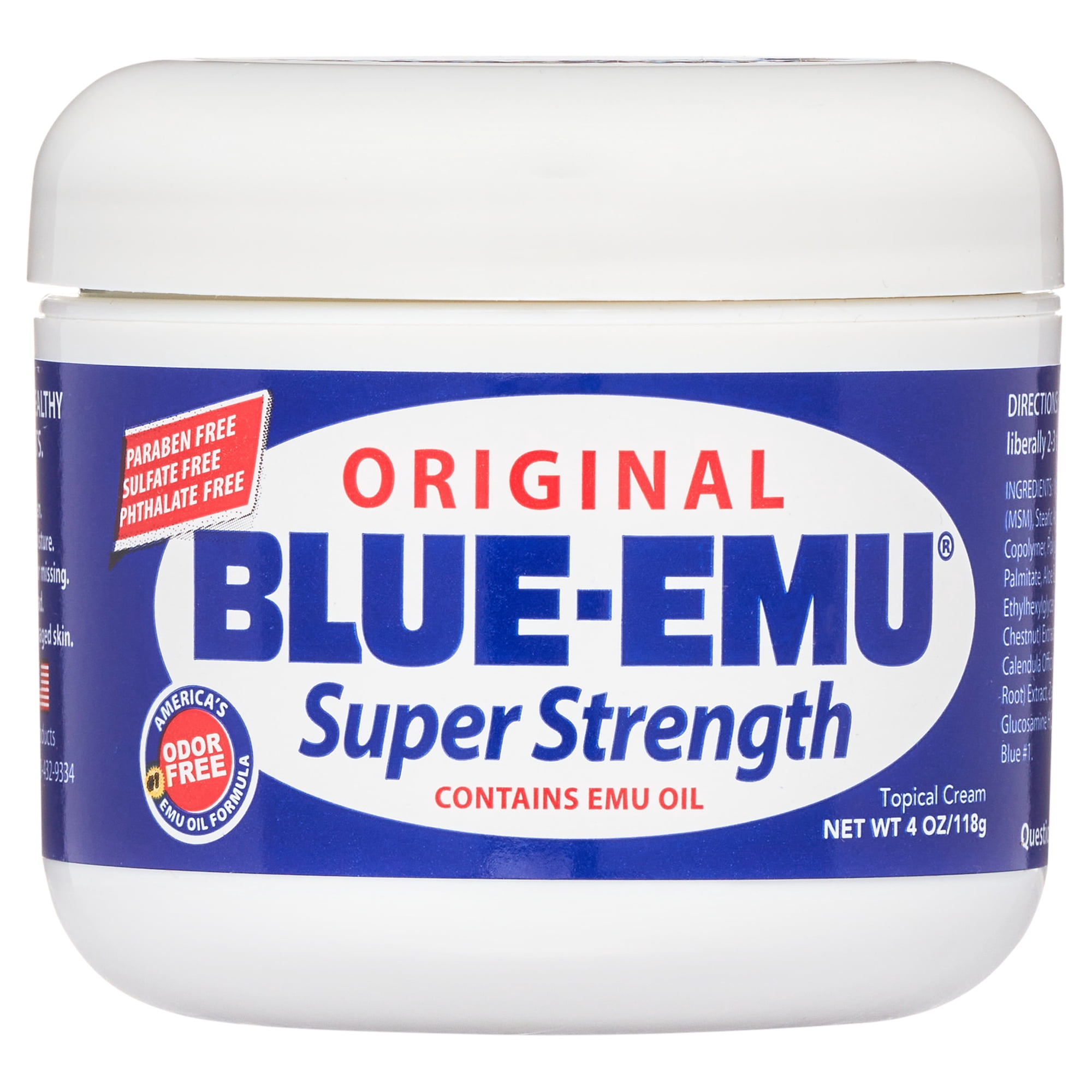 Blue-Emu Original Super Strength Cream for Supporting Healthy Muscles & Joints, 4 oz