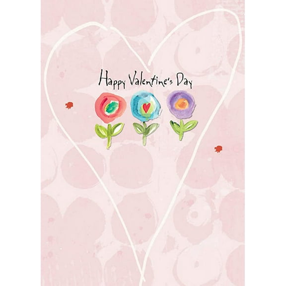 Jumbo Valentine's Day Greeting Card (8X11) by Art From The Heart | Single Supersized Card (My Heart)