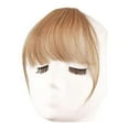 thumbnail image 1 of Thick Fringe Bangs Hair Extensions Clip In on Fringe Front Hairpiece Topper ογ T5D5, 1 of 8