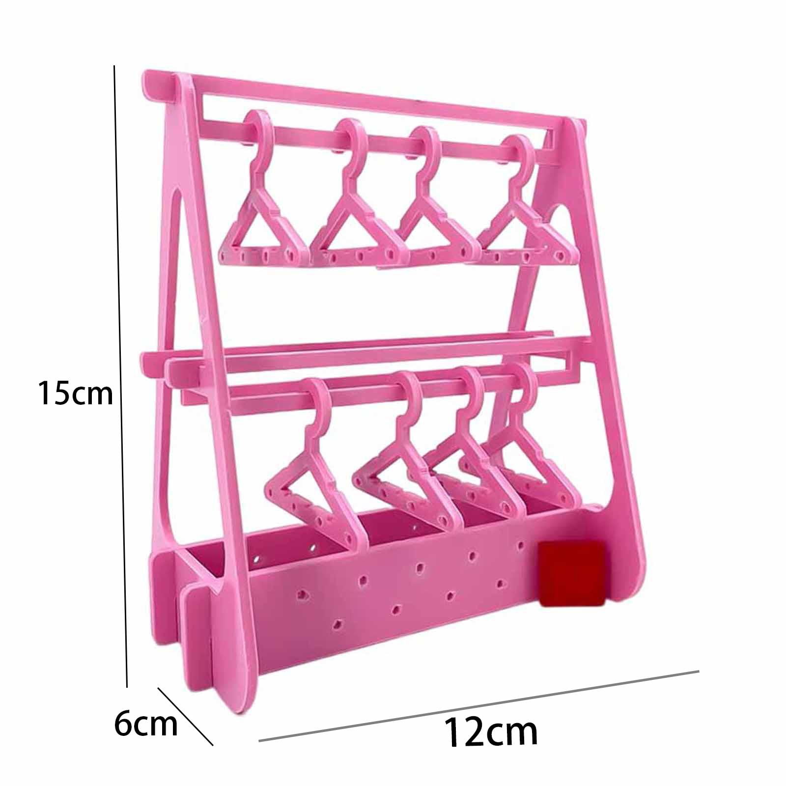  XINZHIDA Earring Hanger Rack with 8 Mini Coat Hangers, Acrylic Earring  Holder Display Stand, Ear Studs Hanging Earrings Organizer For Women  Girls,Rose Gold : Clothing, Shoes & Jewelry