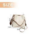 thumbnail image 2 of Bolso de cubo de gran capacidad, bolso de PU, bolso de mensajero de moda, bolso de hombro de viaje de ocio de nicho, 2 of 5