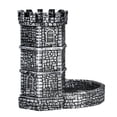 thumbnail image 6 of Castle Dice Tower with Tray, Wall Carving Dice Rolling Tray for Dungeons and Dragons | Easy Roller Perfect for Board Game, D&D and RPG, (Ancient Silver), 6 of 7