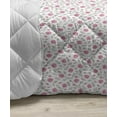 thumbnail image 3 of Botanical Down Alternative Comforter, Leaves and Branches Pattern in Monochrome Design Foliage Art, Microfiber Quilt for All Season, 5 Sizes, Deep Sky Blue Sea Blue, by Ambesonne, 3 of 3