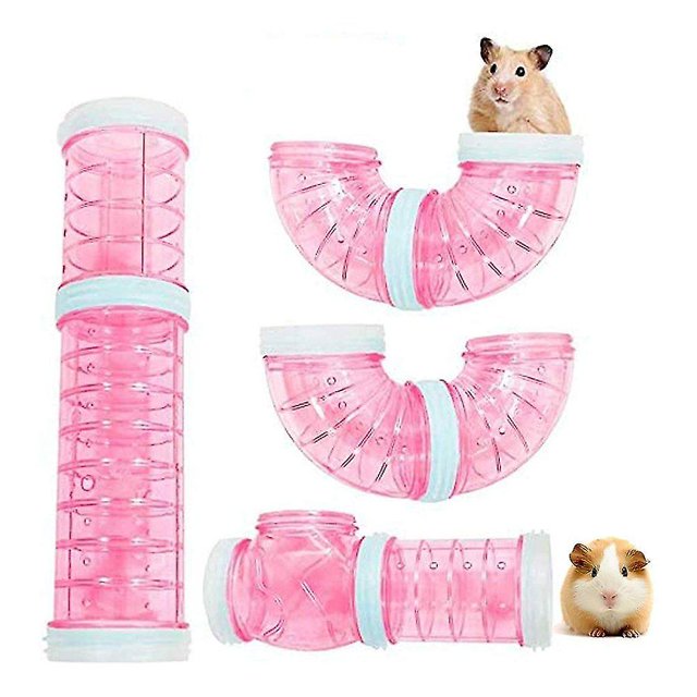 Tubos para túnel de hámster, accesorios para jaulas de hámster, tubería para mascotas pequeñas, juguete para túnel conectado.