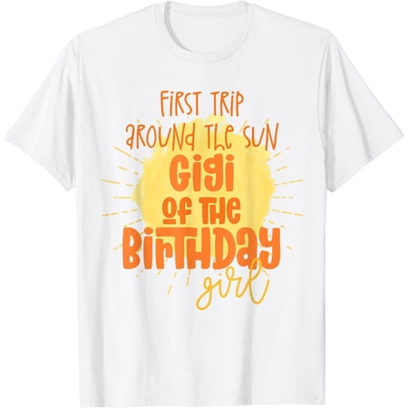 Gigi Birthday Girl First Trip Around The Sun Galaxy Party T-Shirt Vintage T-Shirt
