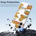 thumbnail image 4 of Funda de TPU Garfield para iPhone 16: ultrafina, a prueba de golpes, antiamarilleo, resistente a arañazos, compatible con carga inalámbrica, agarre mejorado, estilo transparente., 4 of 7
