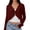Wine, variant on Cardigans for Women Cover up Swimsuits Summer Long Sleeve Fashion Sheer Chiffon Cardigan Thin Shawl Top Coat