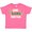 Hot Pink, variant on Inktastic One Lucky Sister with Shamrocks Girls Toddler T-Shirt