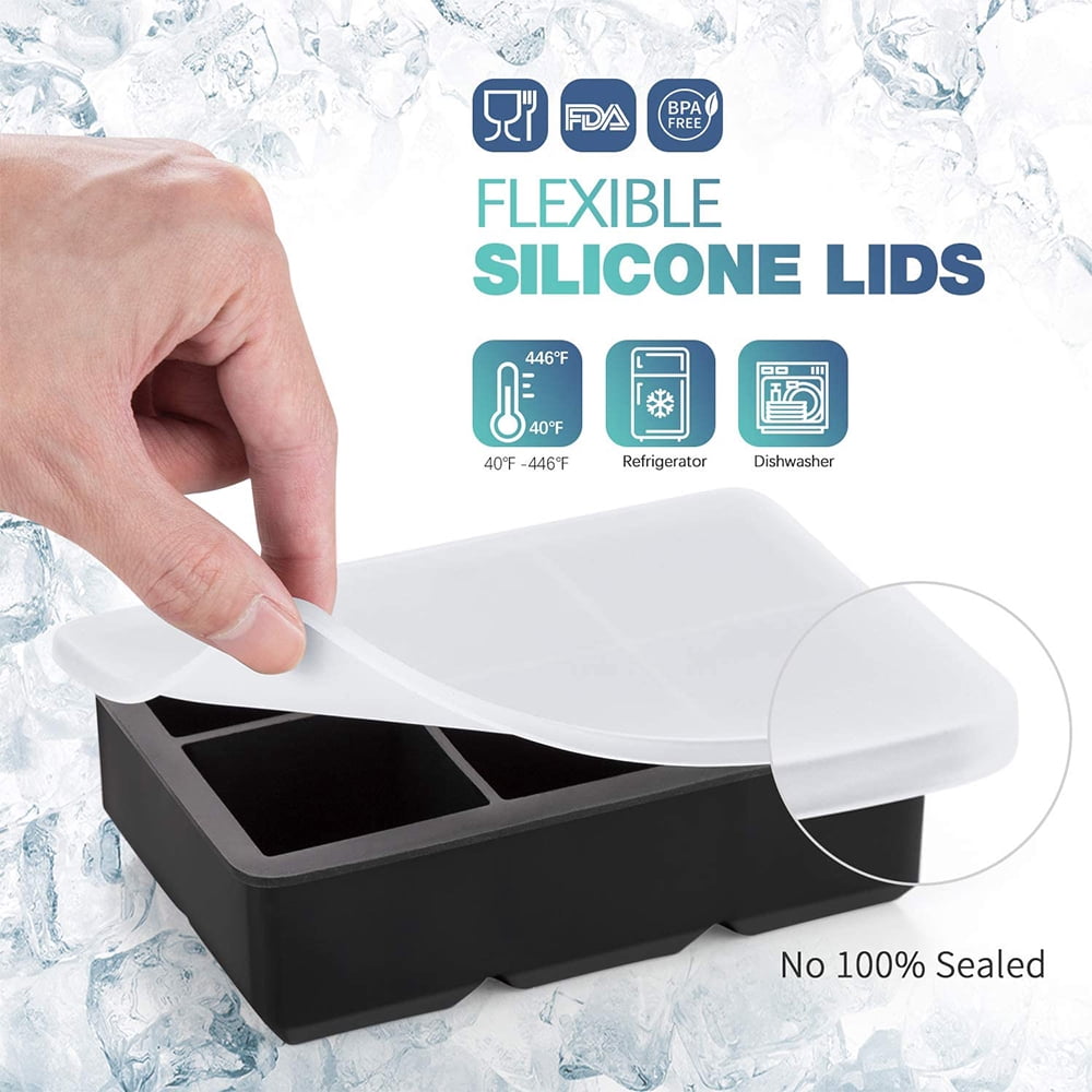 Ice Sphere Maker, Sanitary and Safe BPA Free, Versatile Old Fashioned Ice Cube Tray, Food-Grade Silicone Material, Multi-Purpose Non-Stick