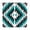 Turquoise, Black, White, variant on Turquoise Aztec Kitchen Curtains 84 Inch Length, Black White Southwest Vintage Geometric Grommet Top Bedroom Living Room Curtains, Light Filtering Cafe Curtain Drapes 2 Panels Set 84''x84''