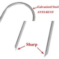 thumbnail image 5 of Trampoline Wind Stake Heavy U Shaped Pointed Safety Ground Anchor Galvanized Steel For Football Goals, 5 of 5