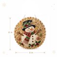 thumbnail image 2 of Christmas Snowman Pearl Diamond Art Kit for Adults, DIY Pearl Painting Suncatcher with 3D Mixed-Size Beads, 8in Home Decor, 2 of 4