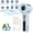 Blue, variant on HangFan handheld rechargeable spray fan, with digital display, 30ml water tank, 100 speed, portable, suitable for outdoor/travel/camping-Pink