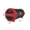 thumbnail image 4 of Bocina con Bluetooth Select Sound Bazooka BT228 Roja, 4 of 4