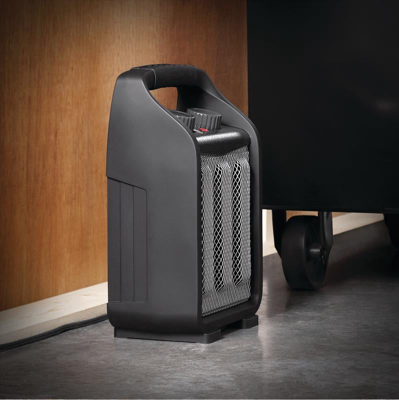 Hyper Tough 1500W Utility Space Heater, Fan-Forced Type, Indoor, Black, DQ1709