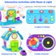 thumbnail image 5 of Vahome Juguetes Montessori 14 en 1 para niños de 1 año Regalos para niñas Juguete musical bilingüe para bebés de 9 a 12 a 18 meses Regalo de primer cumpleaños para niños de 1 año Juguetes educativos p, 5 of 7