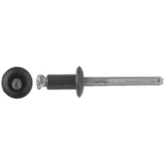 Clipsandfasteners Inc 25 Black Outside Door Handle Rivets Compatible With Ford 388047-S102