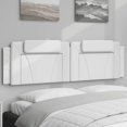 thumbnail image 1 of vidaXL Headboard Cushion White 183 cm Faux Leather, 1 of 5