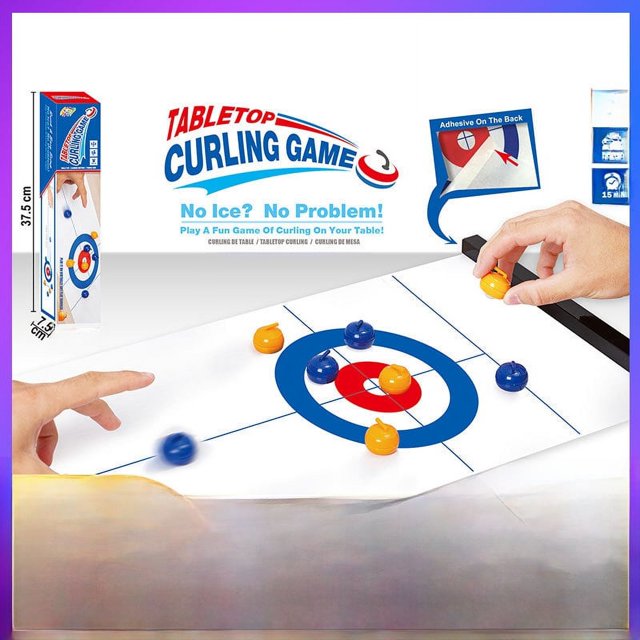 Juegos de mesa educativos para niños, mesa de juguete, pelota de curling, bolos, juguetes de ocio para interiores