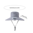 thumbnail image 3 of Solar Fan Hat Wide Brim with Built in Fan Lightweight Breathable Cooling Sun Hat for Hiking Fishing Beach Camping Gardening by PALIFEUR, 3 of 6