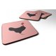 thumbnail image 1 of "Treasures Naked Neck Pink Check Decorative Coasters, 3.5"", Multicolor" Caroline's Treasures BB7839FC, 1 of 1