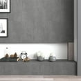 thumbnail image 2 of LaCheery Concrete Look Peel and Stick Wallpaper Dark Peel and Stick Countertop Concrete Wallpaper Textured Wallpaper Vinyl Wallpaper Roll for Accent Walls Kitchen Countertops Tables 16"x80", 2 of 7
