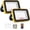 smd-2pack, variant on Rechargeable Work Light, Rechargeable Lamp LED, Portable Workshop Lights with 5 Modes Floodlight, 180° Rotation Battery Security Light for Camping,Construction Site, Garage, Workshop