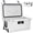 White, variant on 65QT Khaki Rotomolded Cooler Ice Chest, 5-Day Ice Retention, Heavy-Duty LLDPE Portable Camping Beach Boat Cooler with Wheels, Bottle Opener & Fish Ruler