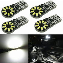 Alla Lighting 4pcs Super Bright 6000K White 2825L W5W 168 194 LED Bulbs License Plate Lights Tag Lights Map Lights Front Side Marker Light Lamps for 2007 2008 2009 Toyota Camry