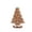 Brown, variant on Christmas Ornaments Desktop Decorations Holiday Atmosphere Decorations Gingerbread Christmas Tree Resin Craft Ornaments