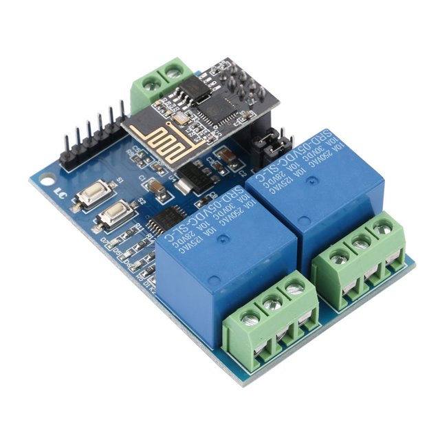 5V ESP8266 Module Smart Fast Response 100M Transmission Distance WiFi Relay Module for Home ANGGREK Otros
