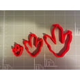 thumbnail image 2 of dinosaur paw cookie cutter (2 Inch)- Fast Shipping - Sharp Edges - Exceptional Quality, 2 of 5
