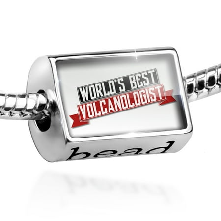 Bead Worlds Best Volcanologist Charm Fits All European