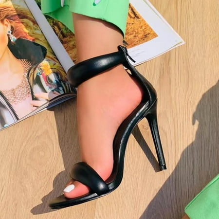 

Lhked Women s Roman Style Thick Flip Flop 10cm Thin Heel High Heel Sandals Party Dress Shoes 6