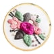 thumbnail image 5 of Plantilla de bordado, kits de bordado de punto de cruz, imagen de bordado hecha a mano Flor rosa, 5 of 9