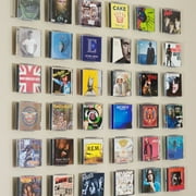 CollectorMount CD Mount Wall Frame Display and Shelf Stand, Invisible and Adjustable, 1 Pack